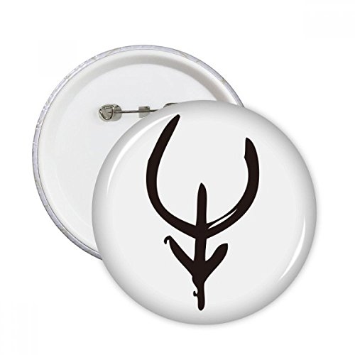 Cadeaux multicolores zodiaque chinois, lot de 5 badges ronds à offrir pour décorer les vêtements