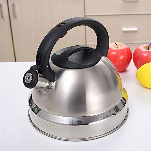 Bouilloire à sifflet compatible gaz et induction à ébullition rapide - 6