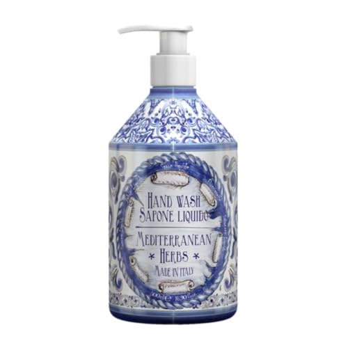 Rudy Profumi Maioliche - Mediterranean Herbs Sapone Liquido, 500ml