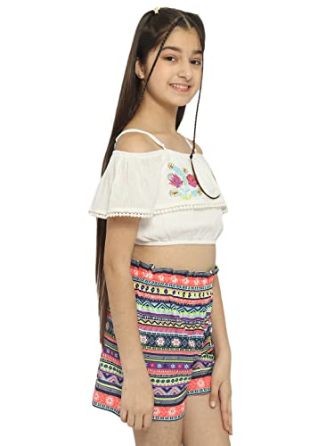 Image of Natilene Girls Girls Top With Shorts