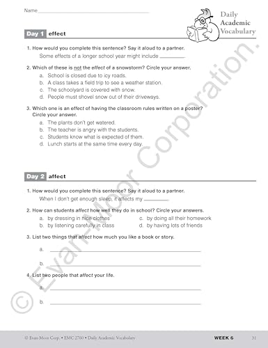 Daily Academic Vocabulary, Grade 4 Teacher Edition - Image 5