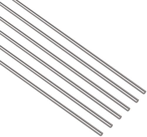 Image of 6pcs Rustproof Steel Smooth Rod 3mm OD 300mm (0.3 mtr) Long for CNC Robotics Machines DIY Projects