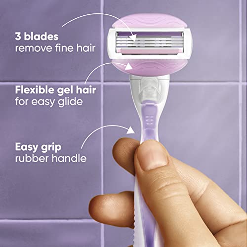 Gillette Venus Comfortglide Hair Removal Razor for Women | 1 Pc | With Avocado Oils & Body Butter, Freesia Scent - Image 6