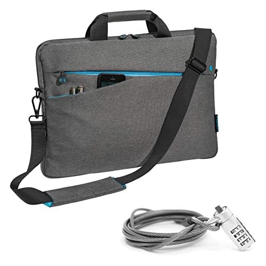PEDEA laptopväska"Fashion" laptopväska upp till 13,3 tum (33,8 cm) axelväska med axelrem inkl. anteckningsblocklås, grå