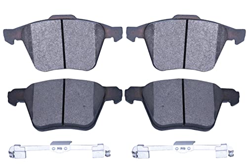 Image of Ceramic Front Brake Pads Replacement For 2003-2014 Volvo XC90 with 336mm Diameter Rotor - D1003