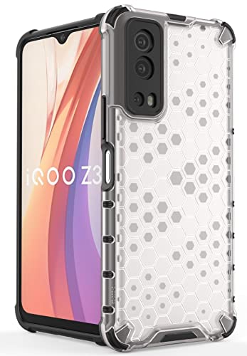 Image of Glasgow Back Case Cover Designed for IQOO Z3 5G - Transparent