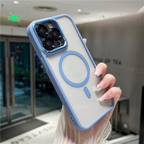 Coque transparente iPhone 16 Pro Max magnétique anti-jaunissement