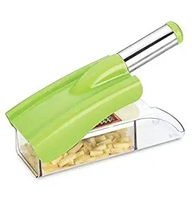 REDMART Stainless Steel 12 in 1 Multipurpose Fruits and Vegetable Cutter Chipser Slicer, Grater, Peeler Round Container Lock System for Kitchen Tool