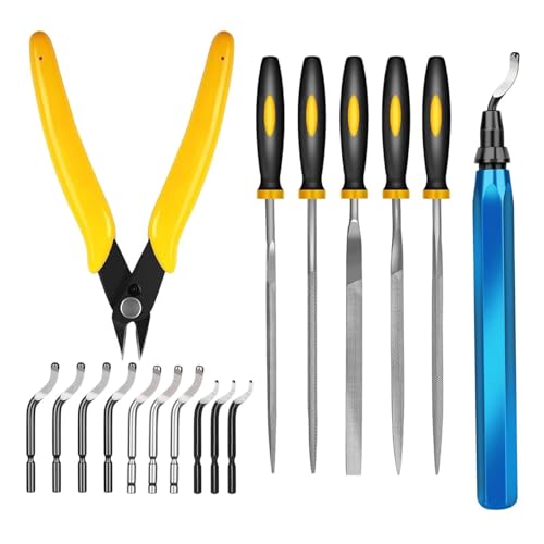 Kit d'ébavurage outil pour impression 3D multifonction portable en acier au carbone