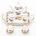 Odoria 1/12 Miniature Porcelain Tea Set 8Pcs Dollhouse Decoration Accessories