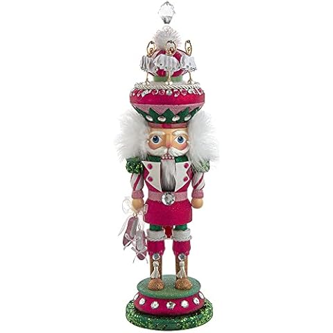 18-Inch Hollywood Pink and Green Ballet Soldier Nutcracker Cover