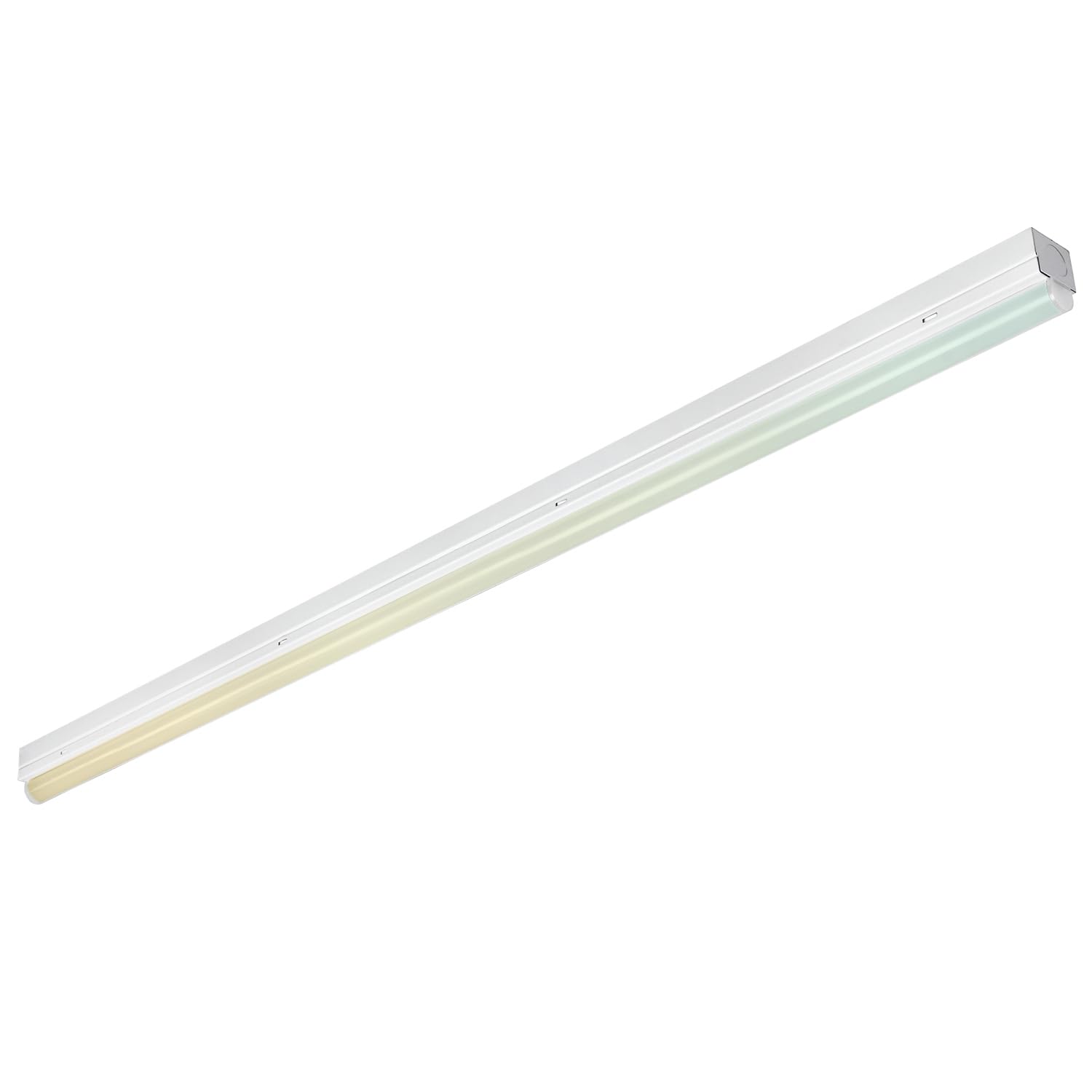 Sunlite 85551 4-Foot LED Linear Strip Light Fixture, 20 Watts, 2300 Lumens, Selectable 3 CCT 3000K-5000K, Dimmable, 50,000 Hour Life Span, 83 CRI, Surface Mount, Steel Body, ETL & DLC Listed