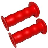 Diámetro : 22mm ; cyclingcolors puños Bici niño niña Infantil Manillar ergonomicos Bicicleta Ciclismo (Rojo)