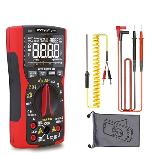 Image of ZOYI ZT-Y Digital Multimeter - True RMS, Auto-Ranging, AC /DC Voltage, Current, NCV