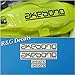 R&G AKEBONO Brake Caliper HIGH TEMP Decal Sticker Set of 4 (black)