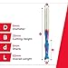 Amana Tool Spektra Extreme Tool Life Coated Solid Carbide Spiral Plunge Router Bit, 48120-K, 6mm Dia x 25mm CH x 6mm Shank 63mm Long Up-Cut