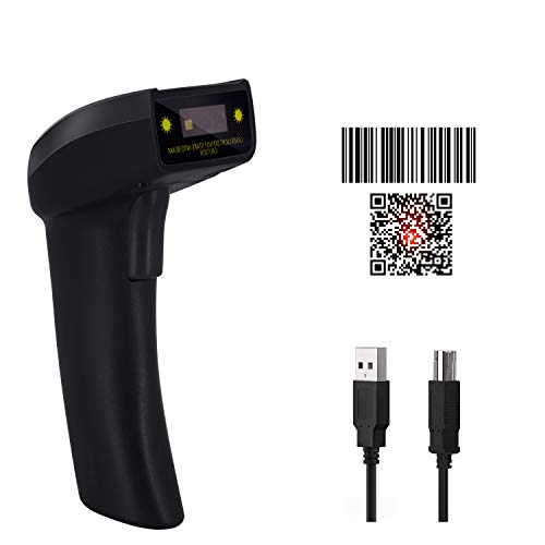 2D Wired Barcode Scanner,Symcode Qr Pdf417 Bar Code Reader Scanner Long Transfer Distance Computer Cell Phone Screen Scan #TOP5