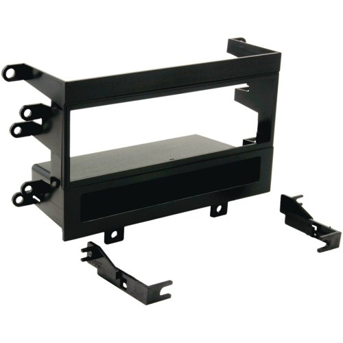 Scosche IM2120B Compatible with Select 1998-02 Nissan, Isuzu, Honda, Passport DIN w/Molded Pocket Dash Kit Black