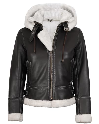 Image of Blingsoul Womens Real Leather Jacket - Asymmetrical Leather Jackets for Women