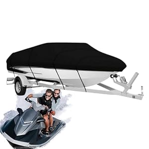 Nkmujil Trailerbare Bootsabdeckung 190T Oxford Tuch