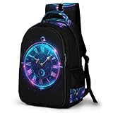 TPISLI Zaino Per Orologio Tecnologico, Zaino Bambini, Zainetto Creativo,Zaino Per Ragazze,Impermeabile Leggero Autoino Zainetti,Zaino Da Viaggio,Scuola Elementare Zainetto Per 5-14 Anni