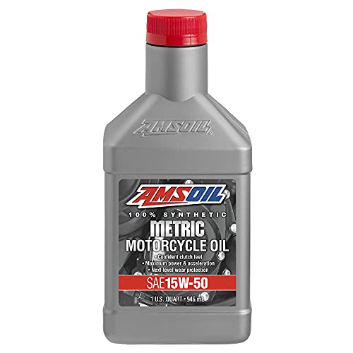 Image of Amsoil 15W-50 Synthetic Motorcycle Oil