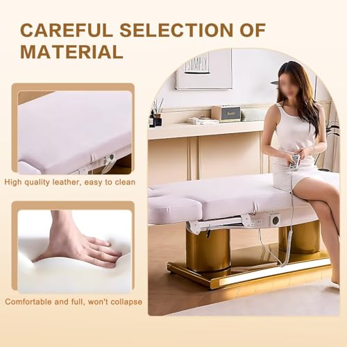 HHEvergreenEnsemble Massage Table - Electric Facial Bed with Multi Angle Adjustment,Spa Beauty Esthetician Bed and Lash Table for Beauty Salon,Family(4.0 Motors) - Image 6