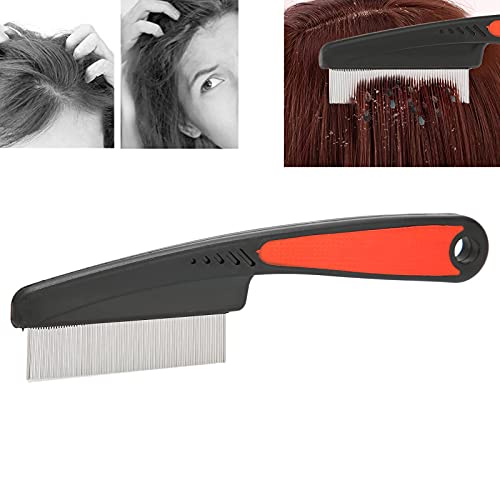 Stainless Steel Comb, Head Nit Removal Hair Comb, Fine Tooth Comb, Professional Head Nit Comb, Effectively Get Rid Of Hair Nits, Comb #TOP2