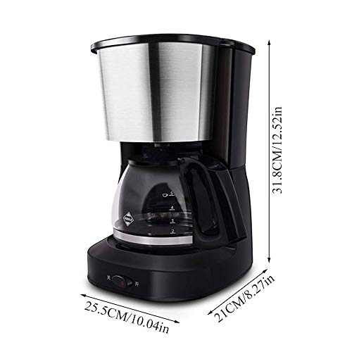ywewsq Kaffeemaschine, Filterkaffeemaschine mit Kaffeekanne, kleine kochende Teekanne, Dual-Use-Kaffeemaschine für das… – Bild 6