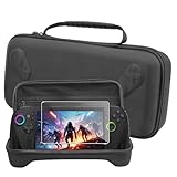 FDHYFGDY Hülle für ROG Xbox Ally X/ROG Xbox Ally + 1X Schutzfolie, [Stoßfest] Harte Schutzhülle Handheld Tasche Case, Tragetasche Case, Reisefreundlich-Schwarz