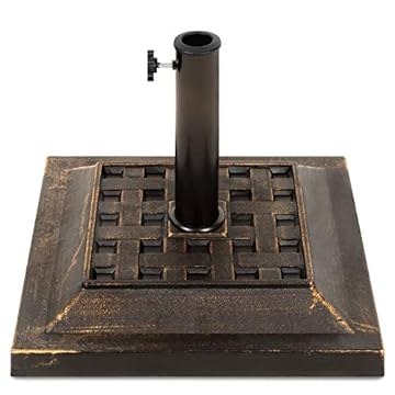 decorative outdoor umbrella stand