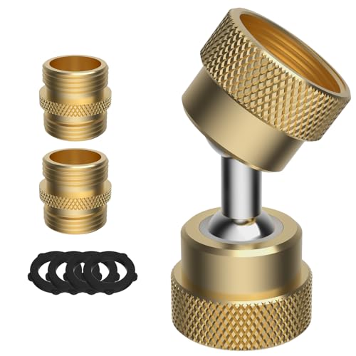 iFealClear Garden Hose Adapter with Male Adapters