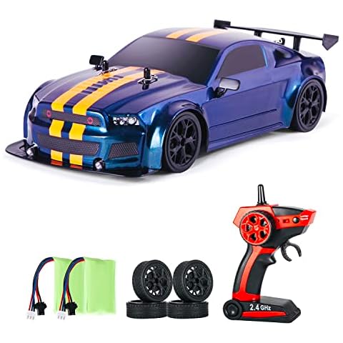 iBlivers RC Drift Car, 1:14 Remote Control Car 4WD Drift GT RC Cars Vehicle High Speed Racing RC Drifting Car Gifts Toy for Boys Kids Cover