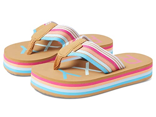 Roxy Girl's Chika Hi (Little Kid/Big Kid) Baja Blue/Crazy Pink 11 Little Kid M