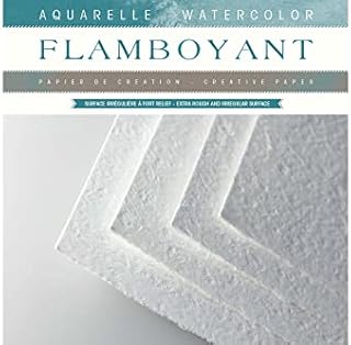 Clairefontaine Flamboyant Watercolour Paper Trial Pack - 10 x 1/4 Imperial Sheets (28 x 38cm / 11 x 15")