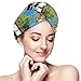 Produktbild N/A Hair-Handtuch, Turban, Mikrofaser, schnell trocknend, Badekappe, Meeresblick aus Sommer, italienisches Design im Garten