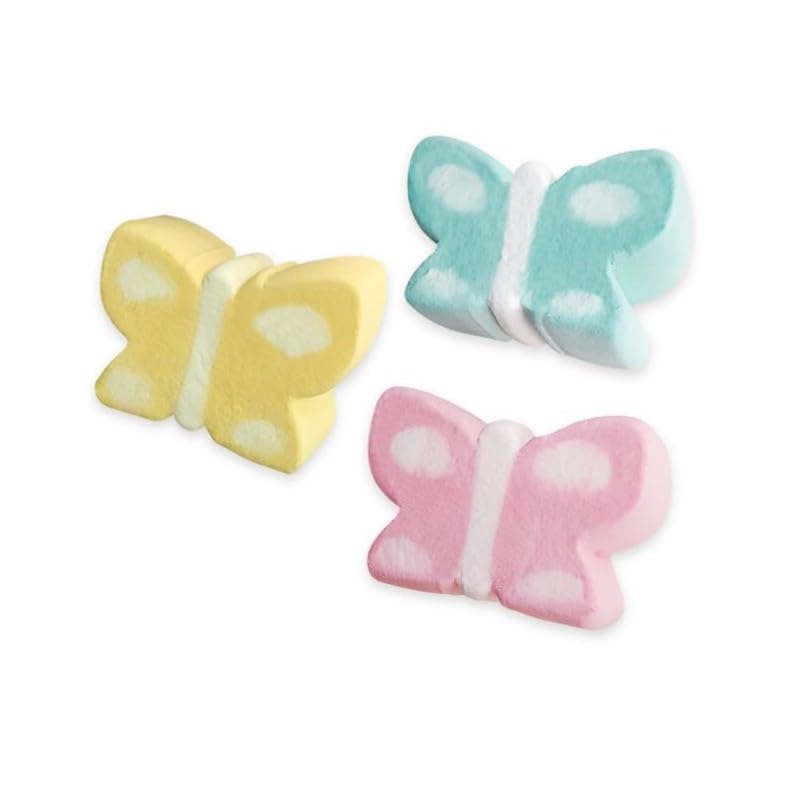 Finitronc Mariposas – 125 Unidades – Esponjas de Nube Surtidas Sin Gluten – Gominolas de Colores para Candy Bar, Fiestas y Eventos