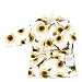 Hudson Baby Unisex Baby Mink with Faux Fur Lining Pool and Beach Robe Cover-ups, Sunflower, 6-12 Months