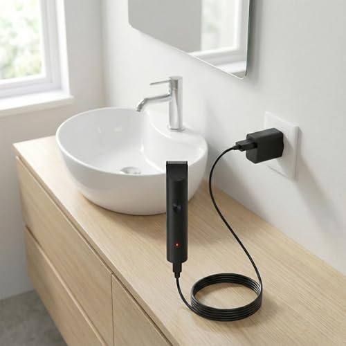 Image of Upix USB Mi Trimmer Charging Cable 1 Meter (3.2 Feet), Compatible Only for Mi Trimmer, Shavers, Body Groomers - (Please Match Cable Port before Ordering, Check Images) (Works with 5V USB Adapter)