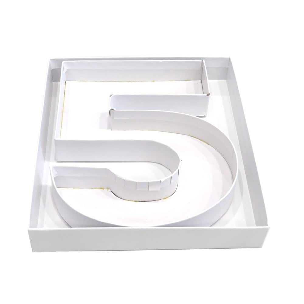 8" Small Size Cardboard Number With Box And Cover Candy Chocolate Packaging (5)