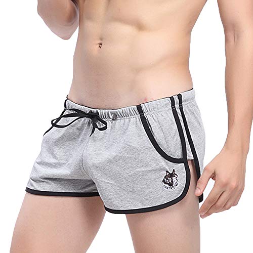Yesmile Calzoncillos Bóxer para Hombre, Ropa Interior Atractiva para Hombre Running Shorts de Bolsillo Calzoncillos de Boxeadores Breatha Briefs