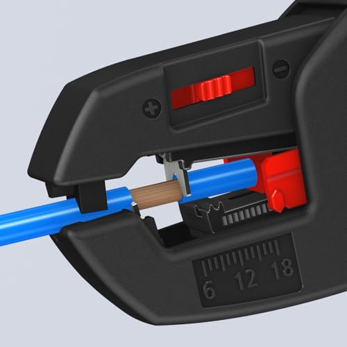 KNIPEX Tools 1262180 szczypce do ściągania izolacji, automatyczne, 10-24 AWG