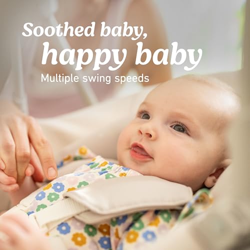 Image of Graco Slim Spaces Compact Baby Swing - Indoor Infant Swing, Baby Registry Must Have, Gifts for New Parents