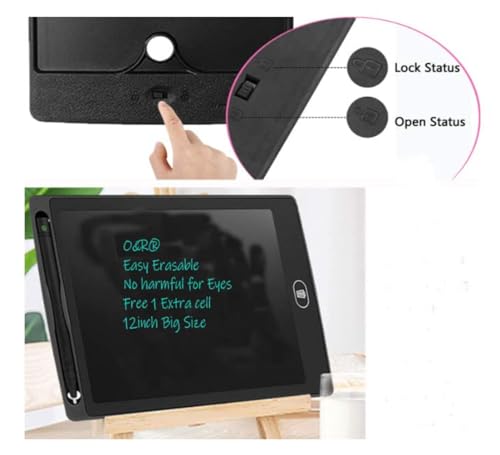 Image of LCD Writing Tablet, Digital Drawing Pad with Colorful Display, Electronic Notepad for Notes and Sketches (Multicolour, Pack of 1) (16 inch inch)
