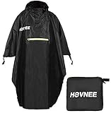 HOVNEE Regenponcho, 100% wasserdichter Multifunktions Outdoor Regen Poncho, geeignet für Männer/Frauen,Regencape Regenponcho, Wandern, Radfahren, Camping und Festivals usw (L/XL)