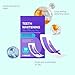 Purple Teeth Cleaning Strips: Gentle Plaque Removal, Brightening & Refreshing, Daily Portable Dental Care, Fits All, Easy 30-Min Use
