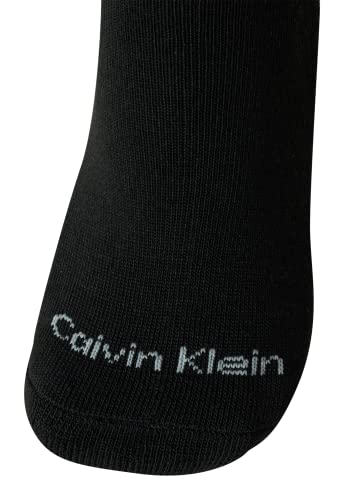 Image of Calvin Klein Womens No Show Socks - 6 Pack Breathable Cotton Blend Athletic Performance Low Cut Running Socks for Women