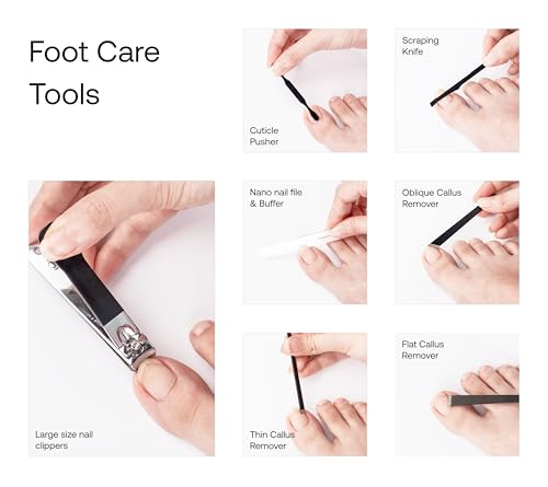 CAELYN & FRANCIS 18Pcs Manicure Set, Professional Stainless Steel Nail Care Tools, Portable Grooming Kit for Travel and Home, Ideal Nail Clippers, Gift for Men Women Friends and Parents (Royal Blue) - Image 7