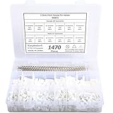 JST PH 2.0 Connector 1470PCS JST Connector Kit 2.0mm 2/3/ 4/5/ 6/7 Pin Housing Adapter Cable...