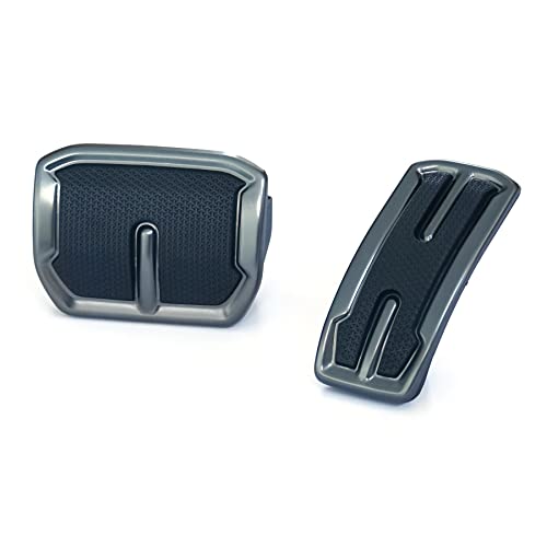 Seat 5FA0642059DG Pedalkappen Dunkle Aluminiumpedale Bremspedal Gaspedal, CUPRA Design, nur für DSG/Automatik